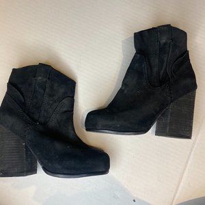 Jeffrey Campbell Suede Showdown Ankle Boots